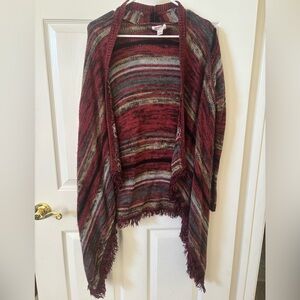 Women's Open Front Boho Cardigan